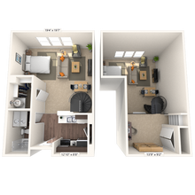 Studio 0x1 700-776 SF 4105 floor plan